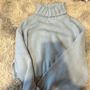 Light blue f21 sweater